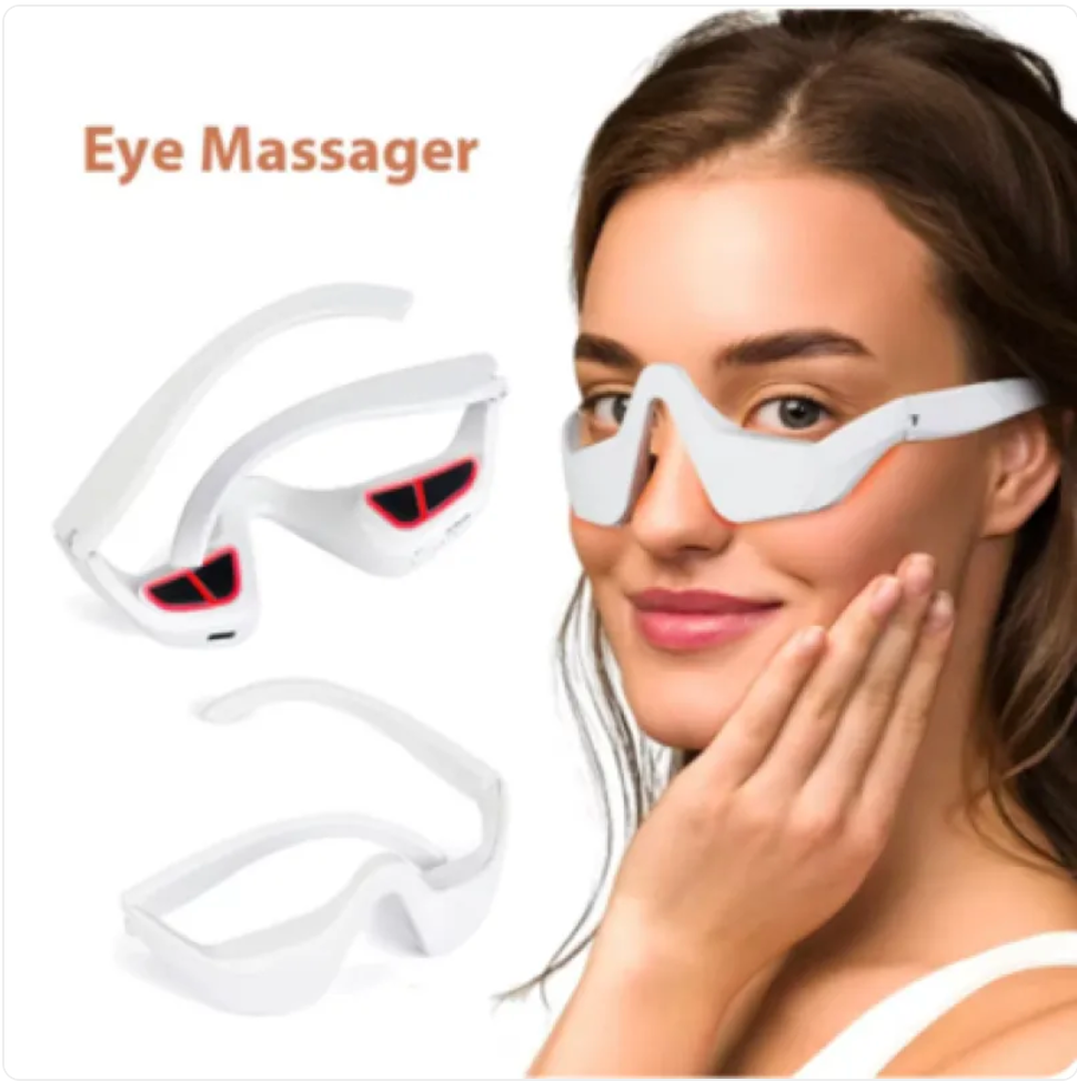 Masajeador de Ojos LED Pro – Reduce Ojeras y Bolsas en 10 Minutos