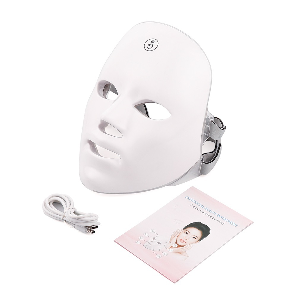 Máscara Facial LED de Terapia Lumínica – Cuidado Avanzado de la Piel en Casa