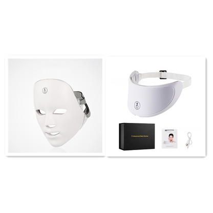 Máscara Facial LED de Terapia Lumínica – Cuidado Avanzado de la Piel en Casa